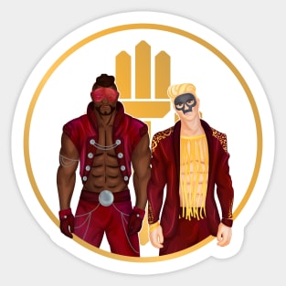 Boys in Red Sticker